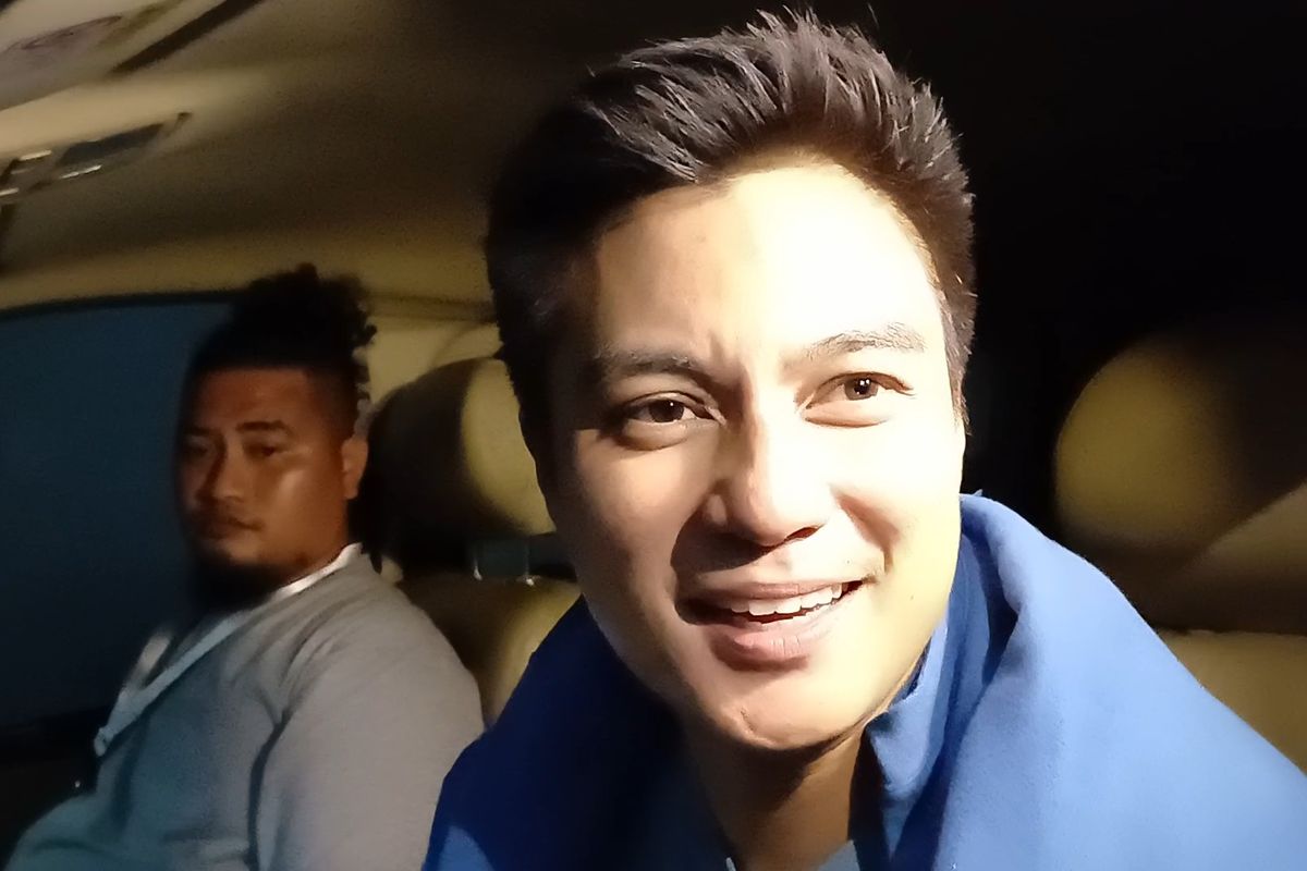 Baim Wong saat ditemui di Indonesia Arena GBK, Senayan, Jakarta Pusat, Jumat (2/2/2024). 