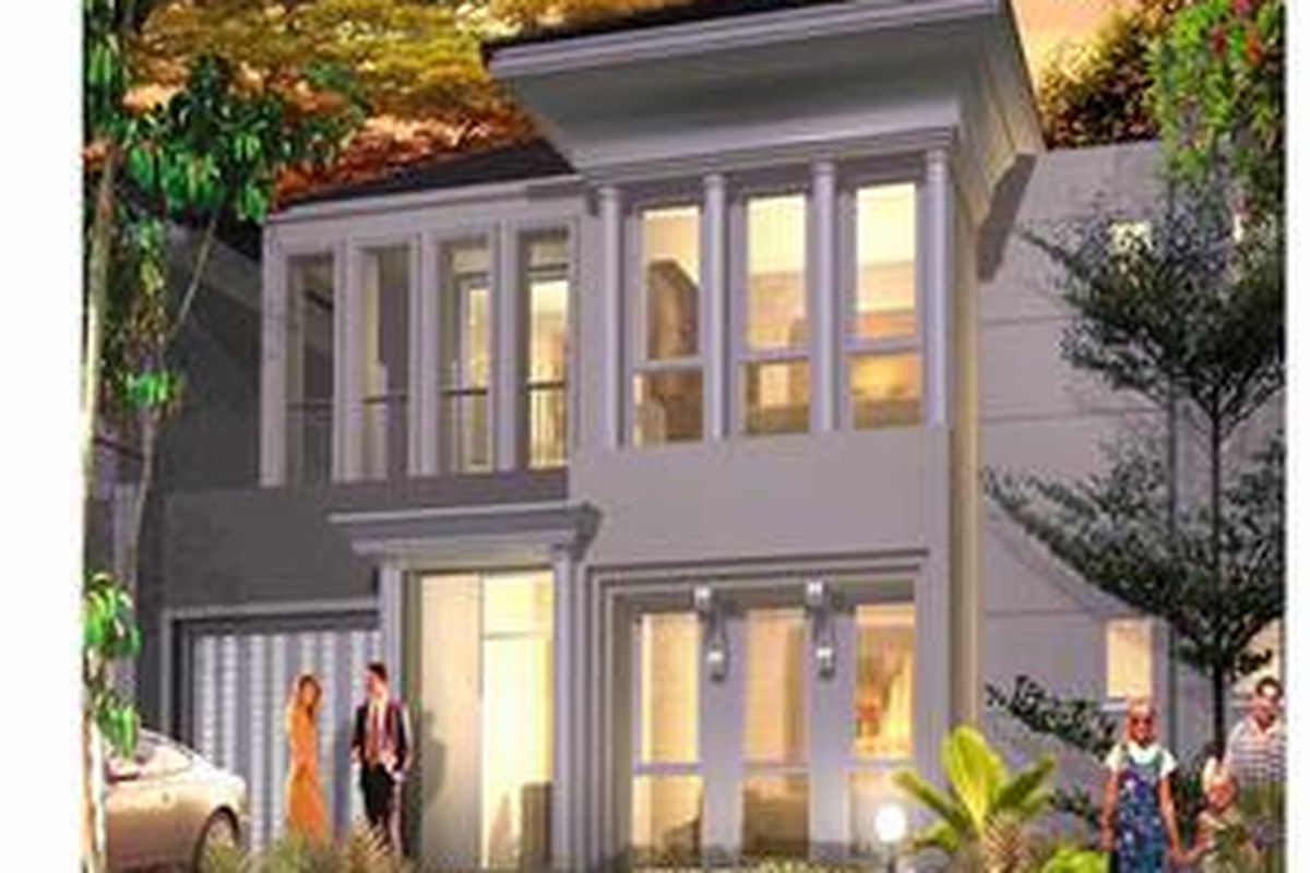 Rumah contoh di cluster Aria - BSD City 