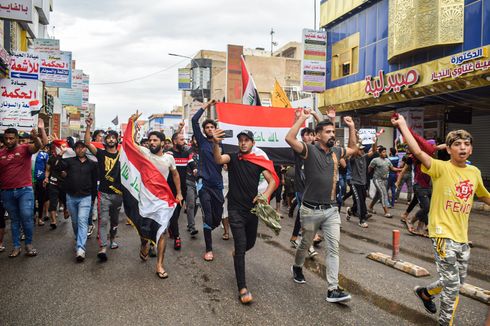 Demonstrasi Menentang Pemerintah Kembali Terjadi di Irak, 42 Orang Tewas