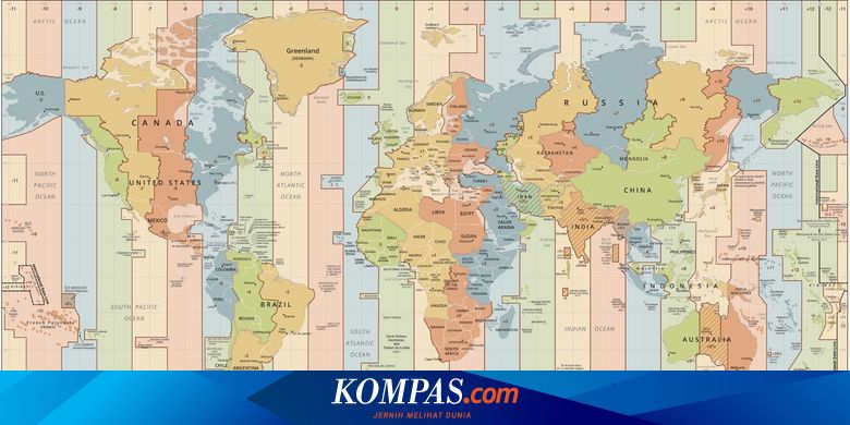Sejarah Penetapan Zona Waktu Di Dunia Hingga Usulan Penghapusannya Halaman All Kompas Com