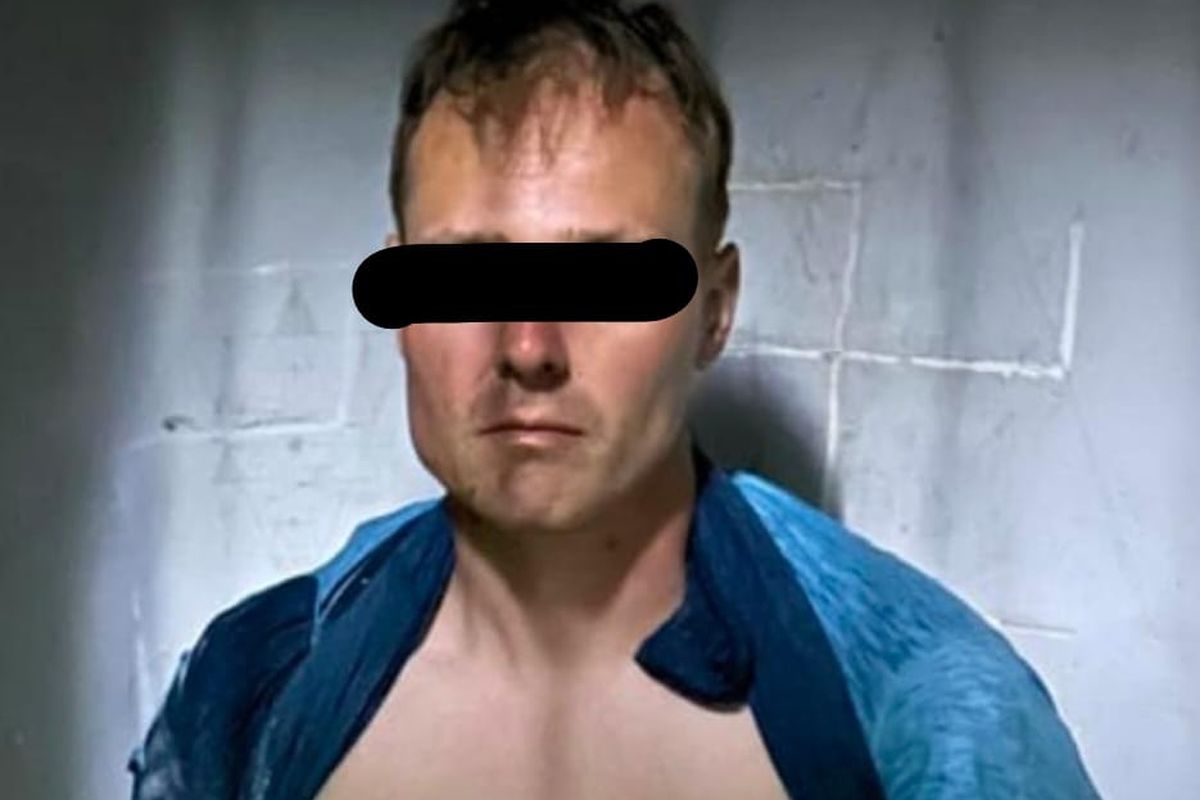 HBT (37), WNA asal Jerman ditangkap polisi terkait kasus penganiayaan dan pengrusakan dua vila di Jalan Bidadari, Kuta, Kabupaten Badung, Sabtu (15/6/2024).