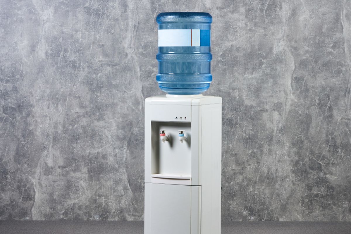 Ilustrasi dispenser air. 