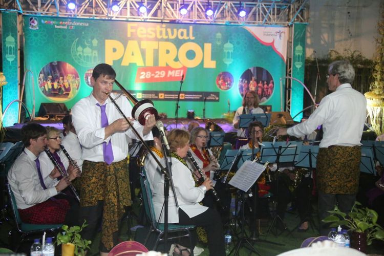 Steinhaus-Orchester Besigheim orkestra dengan musisi amatir dari daerah Ludwigsburg Jerman yang tampil di Festival Patrol Banyuwangi