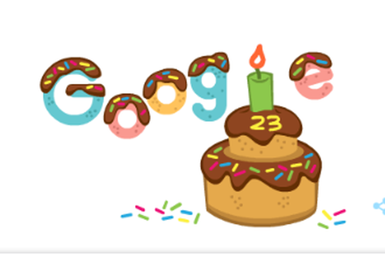 Ilustrasi kue tart pada halaman pembuka mesin pencari Google. Apa maknanya?