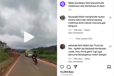 Aksi Nekat Pengendara Motor Wheelie di Jalan Raya