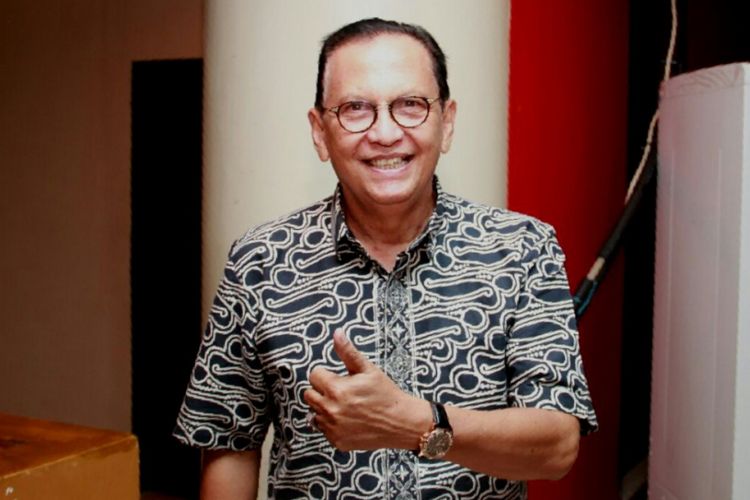 Roy Marten di Hotel Nam, Kemayoran, Jakarta Pusat, pada Sabtu (22/7/2017) malam.