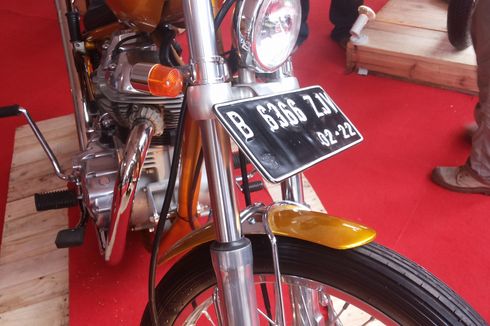 Motor Chopper Jokowi Sudah Pakai Spatbor
