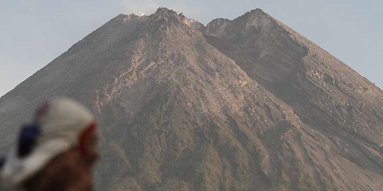 A file photo of Mount Merapi volcano on the outskirts of Yogyakarta on Java island. 