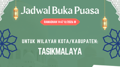Jadwal Buka Puasa Kota Tasikmalaya Hari Ini, Sabtu 28 Februari 2026