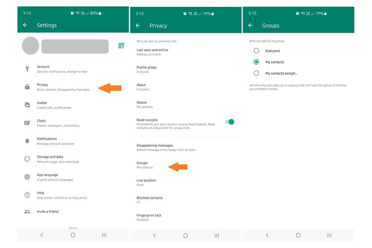 Cara membatasi undangan grup WhatsApp