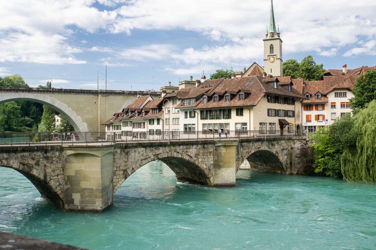 Sungai Aare, Bern, Swiss.