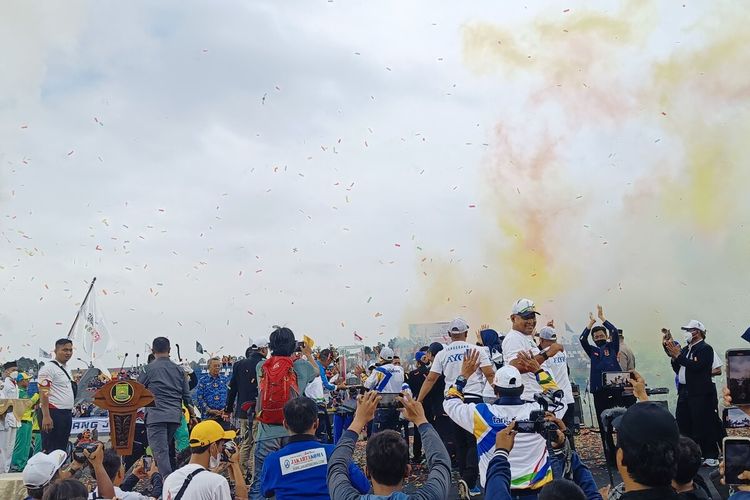 Acara penutupan perhelatan Porprov ke-VI Banten diadakan di Stadion Benteng, Kota Tangerang pada Selasa (29/11/2022). Porprov ke-VI Banten ini berlangsung pada 20-29 November 2022.