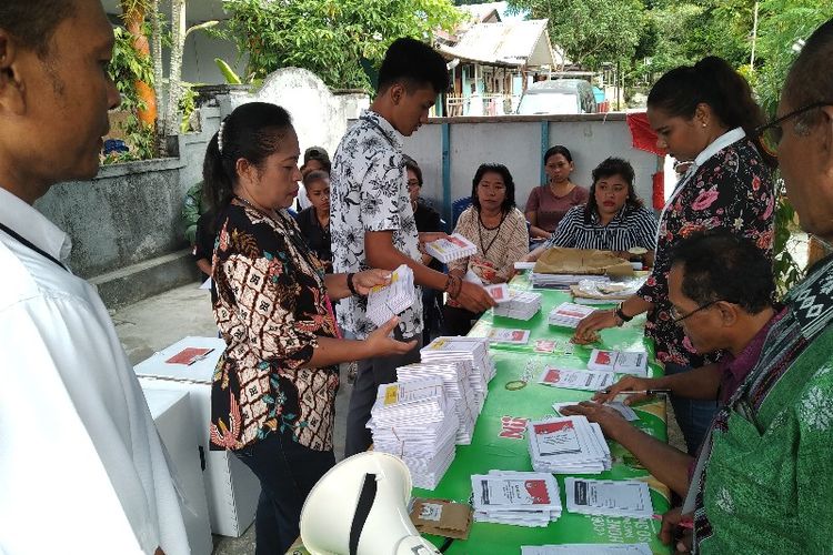 Pelaksanaan Pemilu Susulan di Kota Jayapura pada 18 April 2019 (18/04/2019)