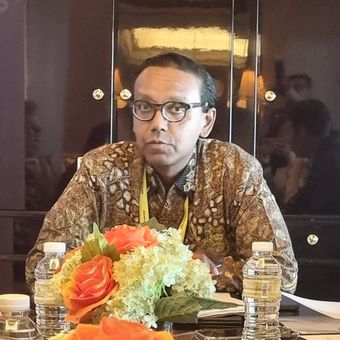 Airbus President Asia-Pacific Anand Stanley di Hotel Mulia Senayan, Jakarta, Rabu (6/9/2023).