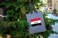 Setahun Bebas dari ISIS, Pohon Natal Tertinggi Didirikan di Baghdad