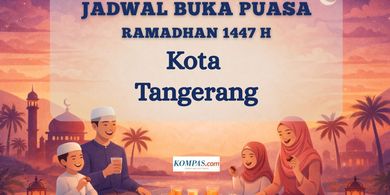 Jadwal Buka Puasa Kota Tangerang Hari Ini, Sabtu 21 Februari 2026