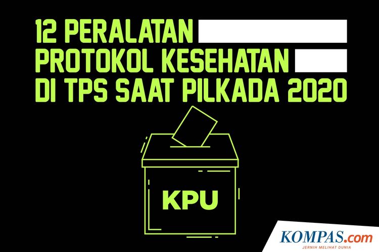 12 Peralatan Protokol Kesehatan di TPS saat Pilkada 2020