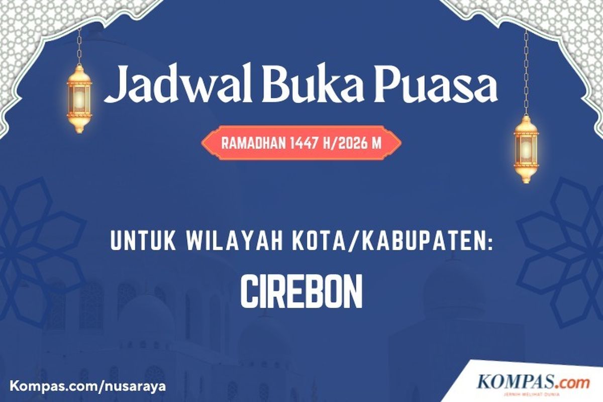 Jadwal Buka Puasa Ramadhan 2026 di Cirebon dan Sekitarnya Telah Ditetapkan