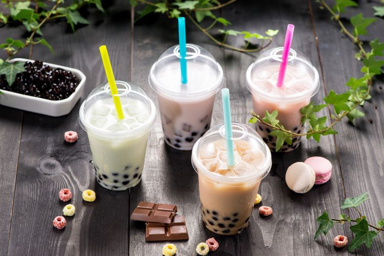 Ilustrasi bubble tea