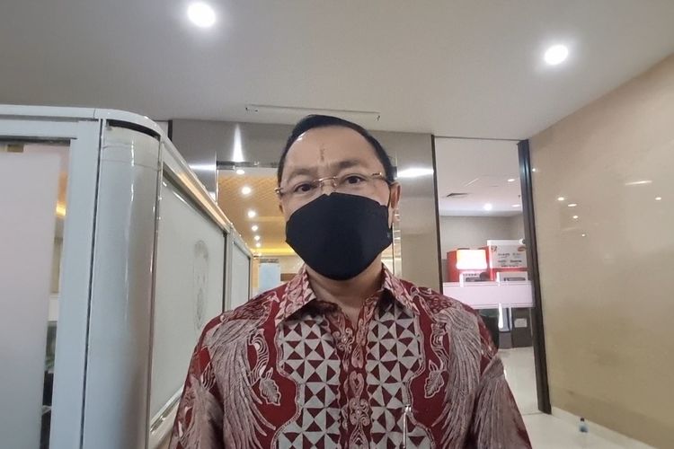 Kuasa hukum tersangka Ferdy Sambo dan Putri Candrawathi, Arman Hanis di Mabes Polri, Jakarta, Rabu (5/10/2022).