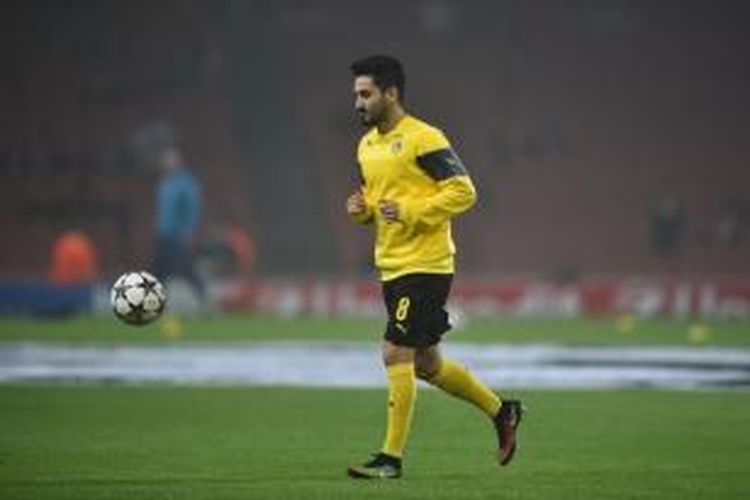 Gelandang Borussia Dortmund asal Jerman, Ilkay Guendogan.
