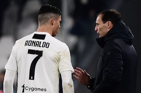 Kata Allegri, Ronaldo Berisiko Absen dalam Laga Ajax Vs Juventus