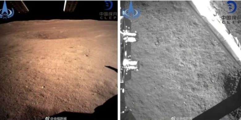 Gambar-gambar pertama dalam sejarah, yang diambil dari sisi jauh Bulan. 