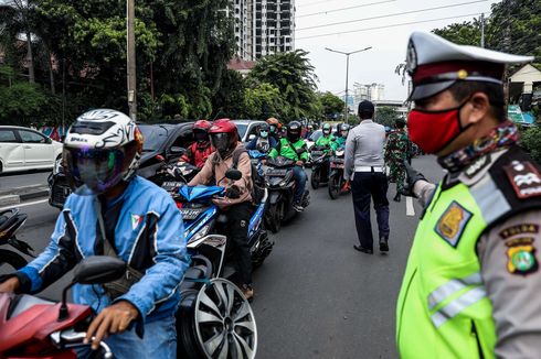 Kedapatan Tanpa Masker Saat Lewat Check Point PSBB, Kena Tilangkah?