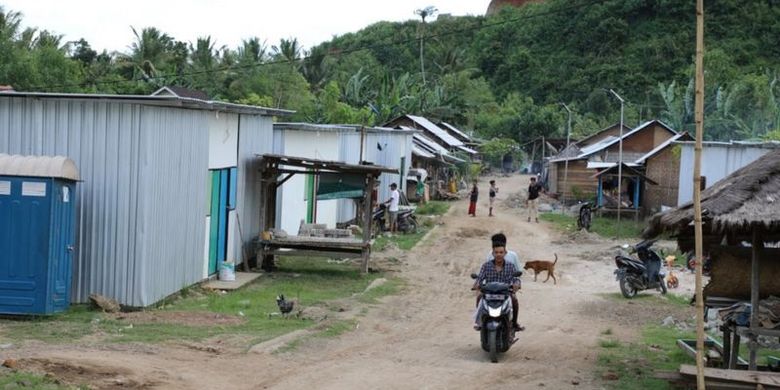 Situasi di lahan relokasi yang disediakan pemerintah dan ITDC seluas 2,5 hektar