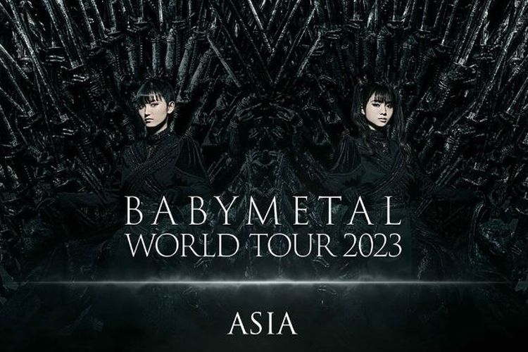 Konser bertajuk ?Baby Metal World Tour 2023 In Jakarta? akan digelar pada 26 Mei 2023 di ICE BSD, Tangerang.
