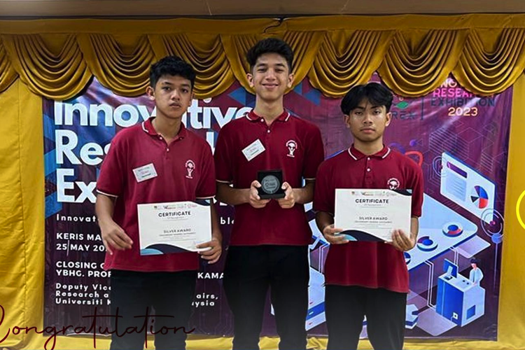 Empat tim terdiri dari 12 siswa SMA Fatih Bilingual School Banda Aceh berhasil merebut medali di ajang Innovative Research Exhibition (IReX) Postgraduate Students Association of Institute System Biology, Universiti Kebangsaan Malaysia (PSAI), Kuala Lumpur, Malaysia.