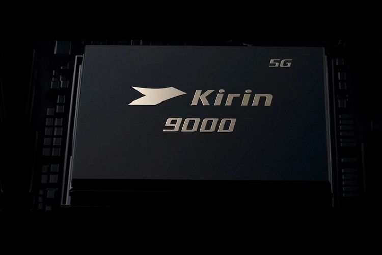 Ilustrasi chip Huawei Kirin 9000