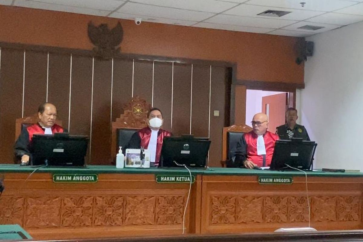 Ruang sidang Ammar Zoni di PN Jakarta Barat 