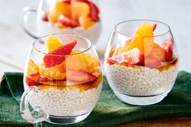 Resep Puding Chia Stroberi, Dessert Praktis untuk Akhir Pekan