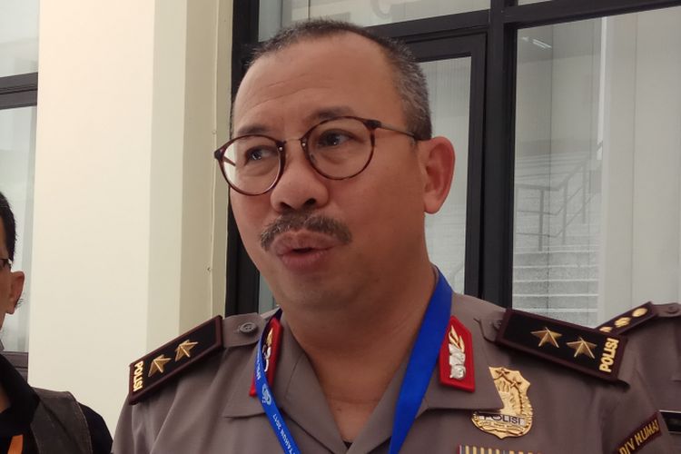 Kepala Divisi Humas Polri, Irjen Setyo Wasisto Saat Ditemui di Akademi Kepolisian RI, Semarang, Jawa Tengah, Rabu (11/10/2017). 