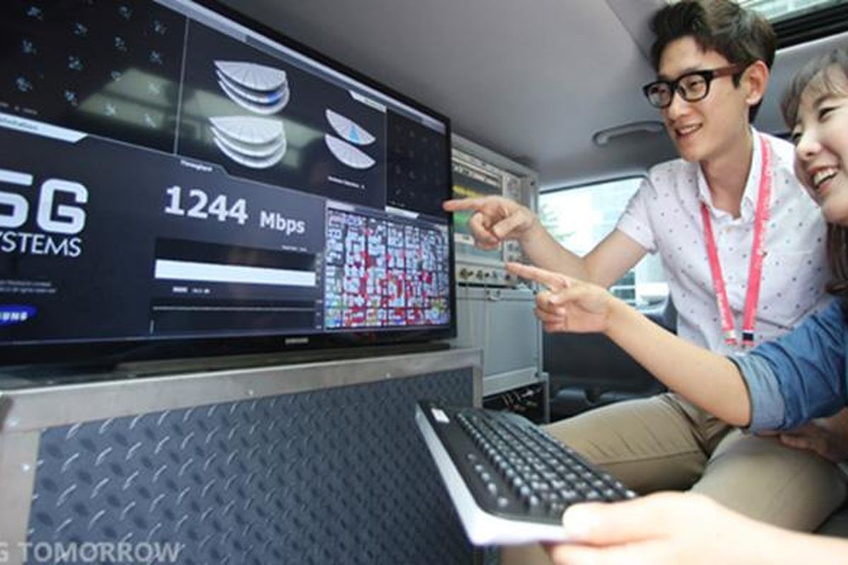Ilustrasi Internet 5G Samsung