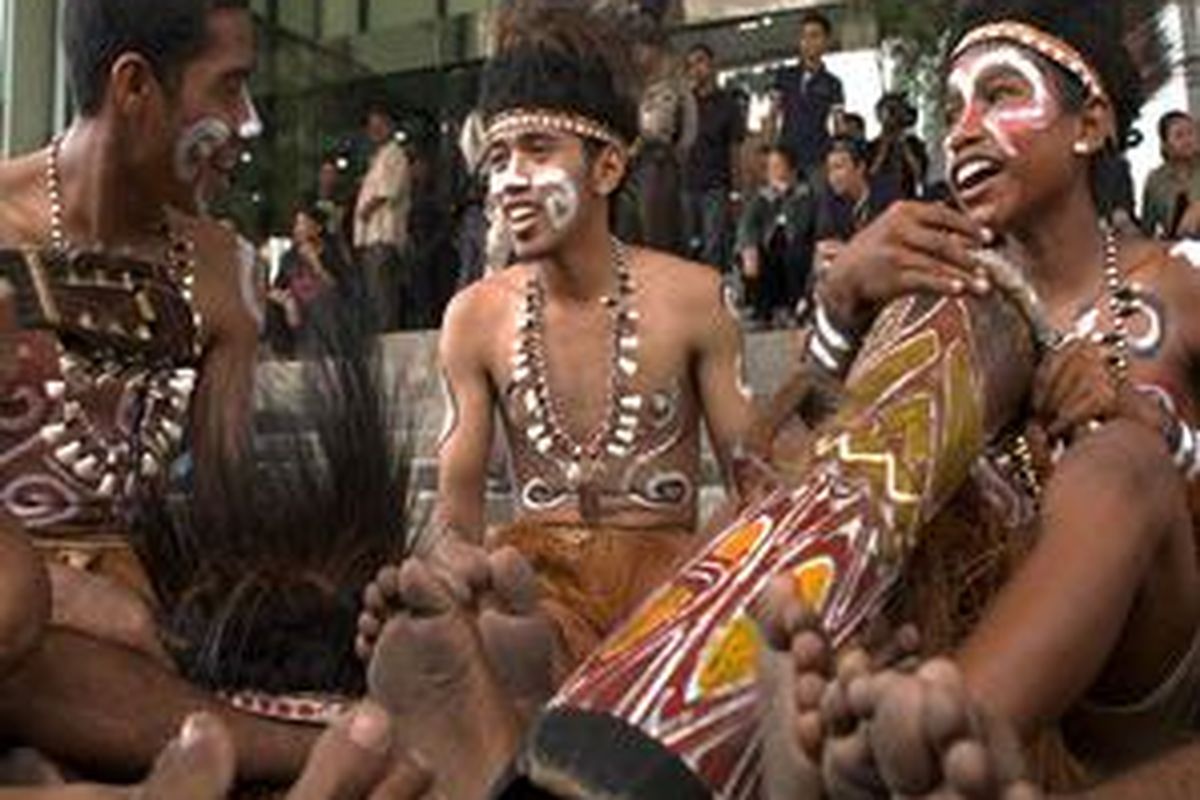 Salah satu contoh budaya Papua