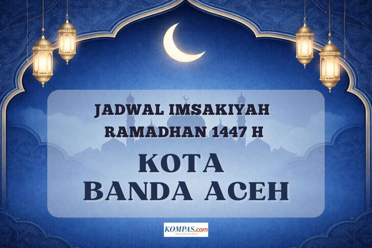 Jadwal imsakiyah Ramadhan 2026 Kota Banda Aceh lengkap dari tanggal 1 - 30 Ramadhan 1447 H.