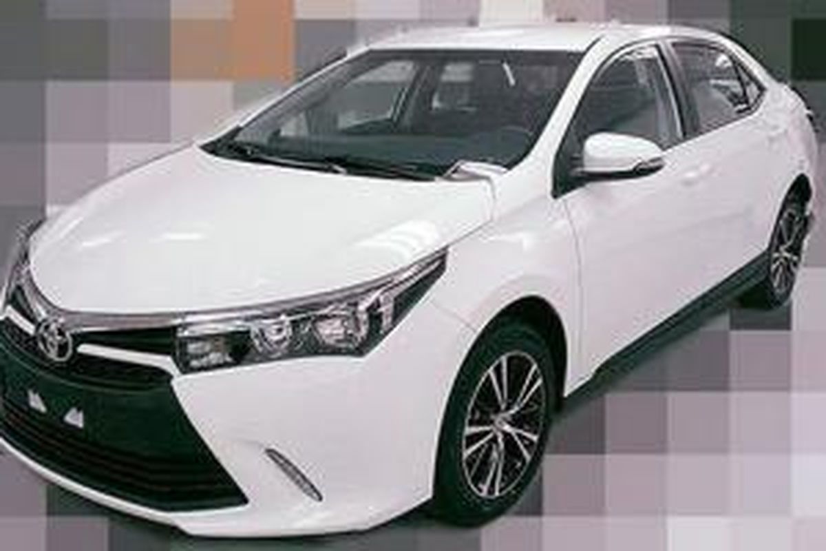 Sosok yang diduga Toyota Corolla Altis sudah bocor di internet.