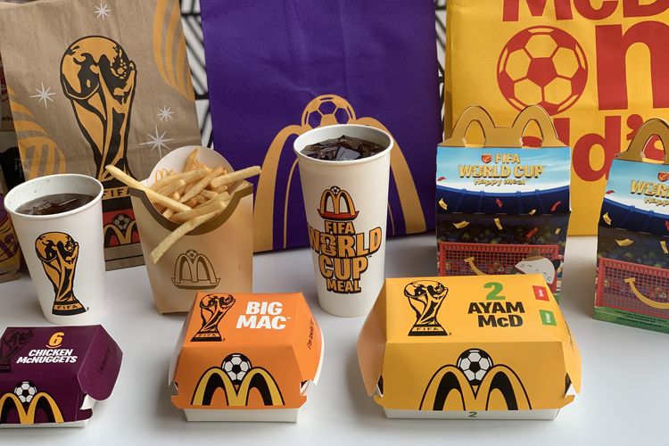McDonald's Indonesia Rilis Menu Spesial Piala Dunia 2026, Ada Gelas Legenda Bola