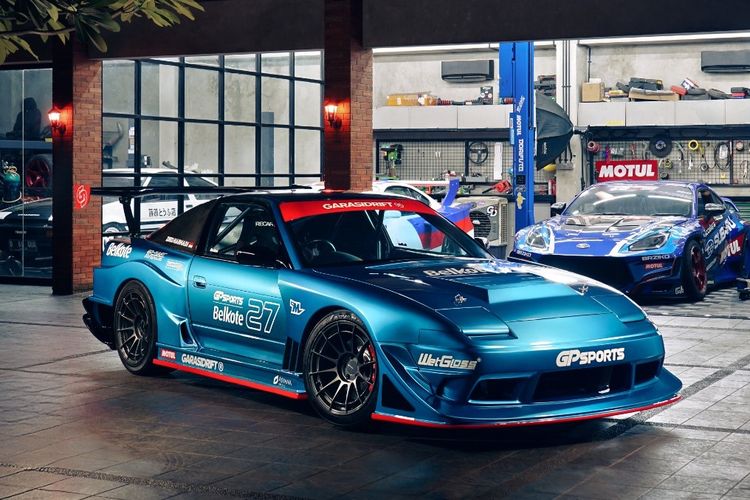 The Legendary Nissan 180SX GarasI Drift dengan bodykit GP Sports Jepang.