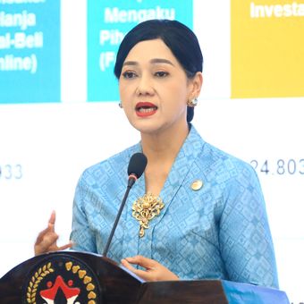 Kepala Eksekutif Pengawas Perilaku Pelaku Usaha Jasa Keuangan, Edukasi, dan Pelindungan Konsumen OJK Friderica Widyasari Dewi