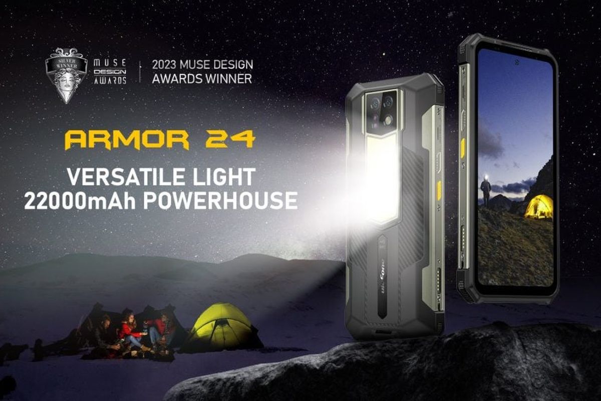 Ilustrasi ponsel Android Ulefone Armor 24.