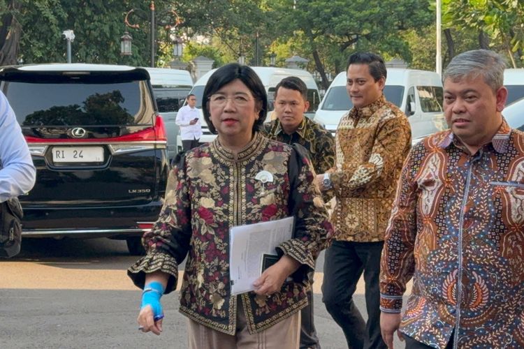 Pjs Gubernur BI Destry Temui Prabowo di Istana, Didampingi Thomas Djiwandono