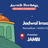 Jadwal Imsak dan Buka Puasa di Provinsi Jambi, 18 Maret 2024