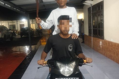 Remaja Bermotor di Langkat Acungkan Celurit ke Truk, 4 Pelaku Ditangkap 