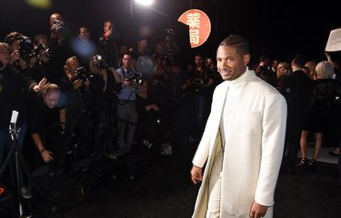 Penyanyi Usher menghadiri acara Michael Muller's HEAVEN, yang digelar oleh The Art of Elysium di Los Angeles, California, pada 5 Januari 2019.  
