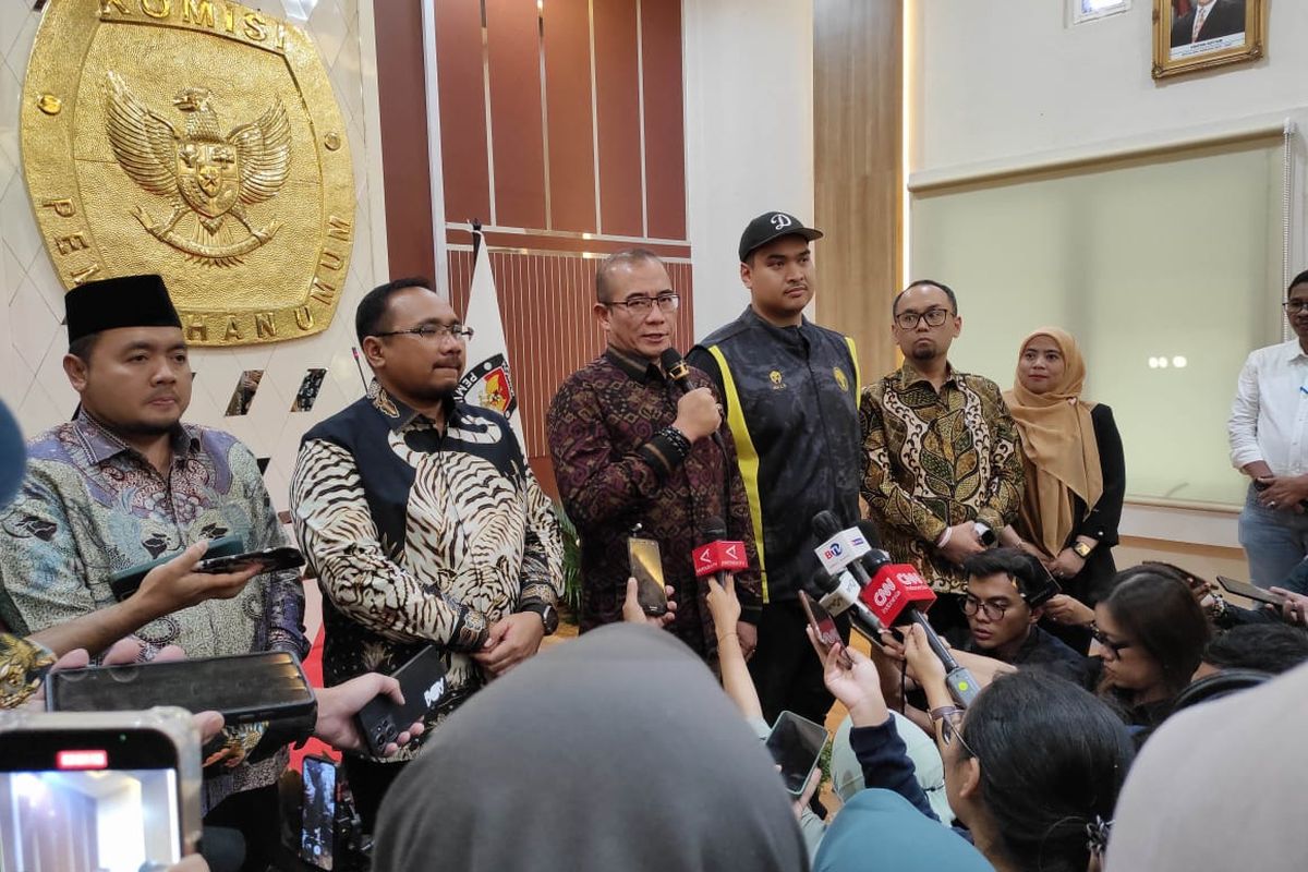 Komisi Pemilihan Umum (KPU) RI meneken nota kesepahaman terkait Pemilu 2024 dengan Pusat Pelaporan dan Analisis Transaksi Keuangan (PPATK), Kementerian Agama (Kemenag), serta Kementerian Pemuda dan Olahraga (Kemenpora), Jumat (15/9/2023). Penandatanganan ini dihadiri langsung Ketua PPATK Ivan Yustiavandana, Menag Yaqut Cholil Qoumas, dan Menpora Dito Ariotedjo.