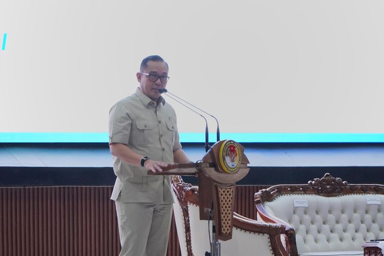 Wakil Menteri Investasi dan Hilirisasi (Wameninveshil)/Wakil Kepala BKPM Todotua Pasaribu dalam Konsultasi Publik Rancangan Peraturan Menteri Investasi dan Hilirisasi/Kepala BKPM, Kamis (3/7/2025).