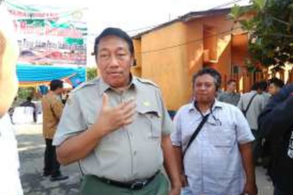 Direktur Jenderal Hortikultura,Kementerian Pertanian (Kementan), Spudnik Sudjono, dalam peluncuran Pasar Murah Bawang Merah, di Jakarta, Senin (16/5/2016).